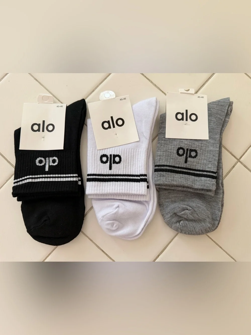 ALO women’s Athletic Crew Socks set bundle holiday travel party casual gifts